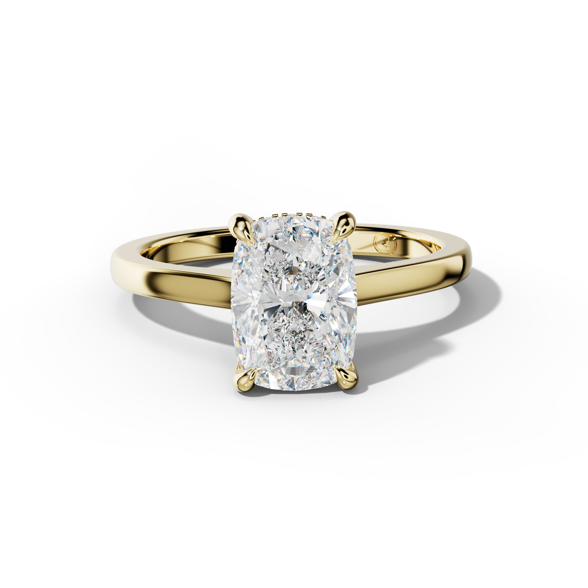 Lilly Elongated Cushion Diamond Engagement Ring